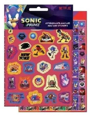 Produktbild von Sonic the Hedgehog Chaos 600-teiliges Aufkleberset