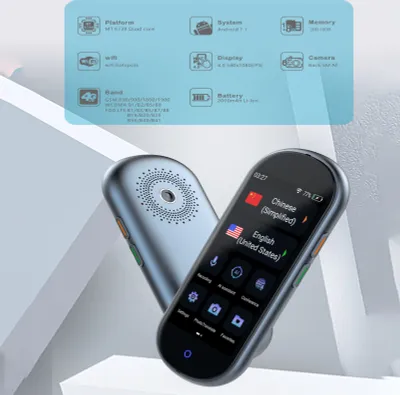 Produktbild von AT40 š¹bersetzer Unterstš¹tzt Offline š¹bersetzung 2GB + 16GB Android MT 6739 Chip 4G WIFI Rš¹ckkamera