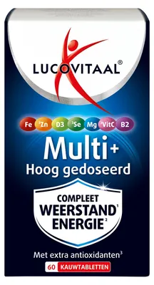 Produktbild von Multi+ Hochdosierte 60 Kautabletten