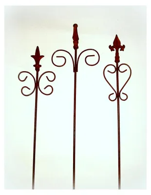 Produktbild von Gartenstecker aus Gusseisen mit Rostfinish 60 cm 3er-Set
