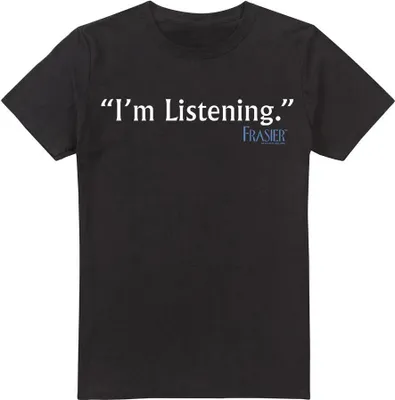Obrázok produktu pre Frasier - Tričko "I'm Listening" pre mužov TV6022 (S) (Čierna)