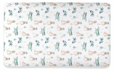 Immagine prodotto di Lenzuolo con Angoli per Lettino 70 × 140 cm – 100% Cotone, Morbido ed Elastico