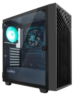 Imagen del producto de Coolbox Caja Gaming ATX GA300 GRIDLINE Black