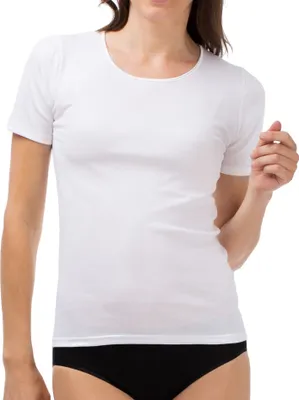 Produktbild von Shirt mit 1/4 Arm im 3er Pack aus Baumwolle von Schöller 51140-561 (Größe: 50 / Farbe: weiß)
