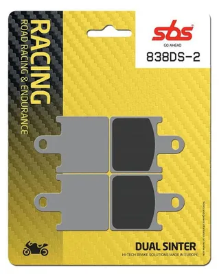 Produktbild von Sbs Dual Dynamic Racing Concept 838ds-2 Sinterbremsbeläge Golden  Golden One Size