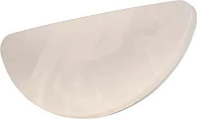 Produktbild von LED Wandleuchte, Metall, alabasterfarbig, weiß, B 25,5 cm