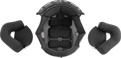 Produktbild von ACERBIS Schwarzes Innenhelm für ARIA Jet-Helm Größe L