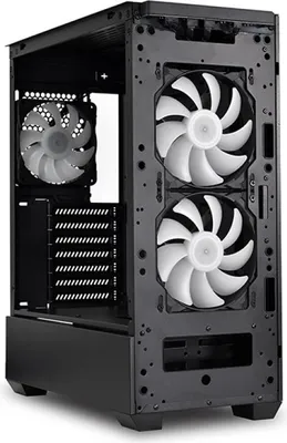 Produktbild von Lian Li Lancool 205, Midi Tower, PC, Schwarz, ATX, micro ATX, Mini-ITX, Netz, Gehärtetes Glas, 16 cm