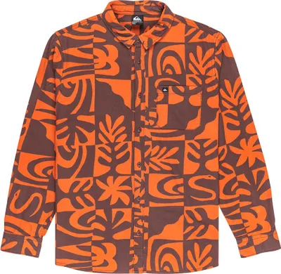 Produktbild von Quiksilver Motherfly Printed Langarmhemd Orange S Mann Orange S