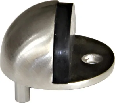 Immagine prodotto di fermaporta 43x24 mm in acciaio inox, finitura opaca