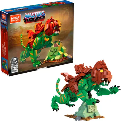 Produktbild von Mega Construx Masters of the Universe Battle Cat Actionfigur zum Zusammenbauen
