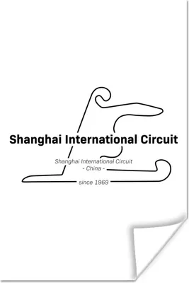 Produktbild von MuchoWow® Poster China - Rennstrecke - Formel 1 20x30 cm - Papierdruck