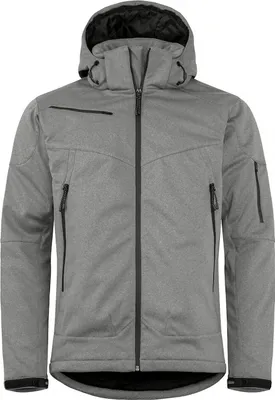 Produktbild von Grayland Softshelljacke wattiert mit abnehmbarer Kapuze und wasserdichten Reißverschlüssen