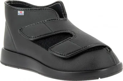 Produktbild von Verbandschuh Uni Varomed Kunstled. London 60924 Schwarz Gr. 38