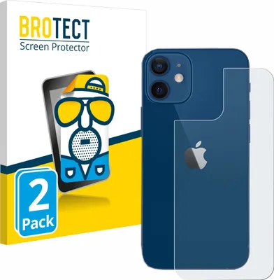 Produktbild von 2x BROTECT Schutzfolie für Apple iPhone 12 / 12 Pro (Rückseite) Displayschutz Displayschutzfolie Folie Matt Entspiegelungsfolie