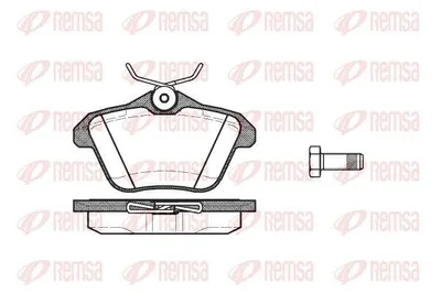 Produktbild von REMSA Bremsbeläge Bremsklötze HINTEN 0581.10