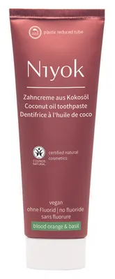 Productafbeelding van Niyok Tandpasta Blood Orange Basil (75 ml)