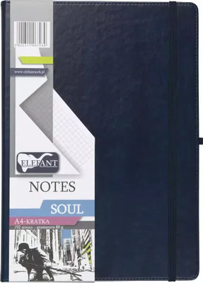 Obrázek produktu pro Zápisník A4 Soul check navy blue
