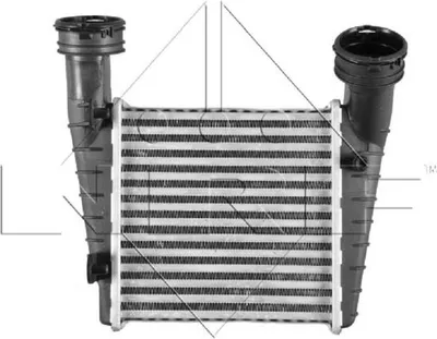 Produktbild von Ladeluftkühler Kühlrippen gelötet 230 mm - 207 mm NRF für u.a. SKODA SUPERB