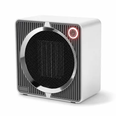 Produktbild von Mini-Heizlüfter 500 W, PTC-Schnellheizung, kompakter Raumheizer, Umkippschutz mit automatischer Abschaltung, Tischheizer für kleine Räume