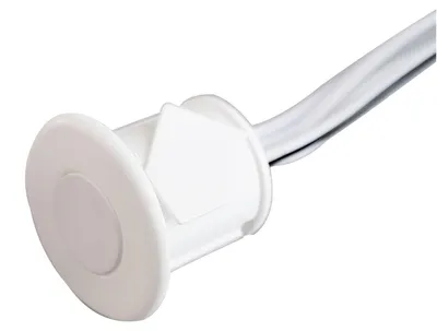 Image de kalb | Interrupteur encastrable rond, marche/arrêt, variateur, 12 V CC, max. 3 A, blanc