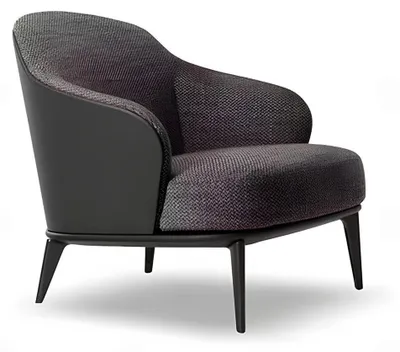 Obrázek produktu pro Design Lounge Club Relax Křeslo Čalounění Televizní látka Textil Dřevo 1 sedadlo