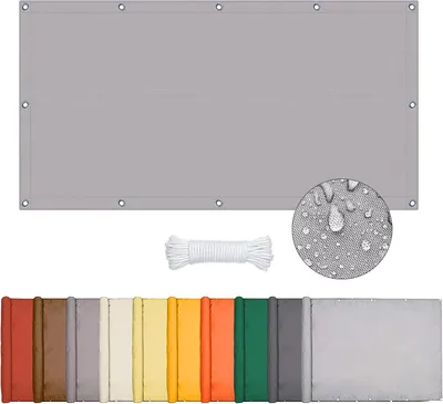 Imagen del producto de Toldo solar impermeable, con protección UV del 95%, de 3x4 metros, para jardín y terraza
