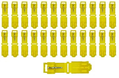 Image de baytronic 25x connecteur rapide en T jaune
