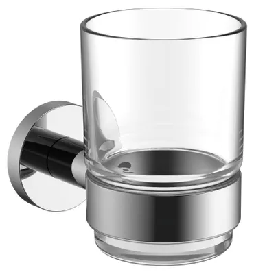 LAVITA Zahnputzbecherhalter Senso für Wandmontage Chrom glänzend – Produktansicht