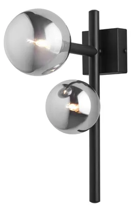 Obrázok produktu pre Nástenná lampa NEPTUN čierna 2xG9x15W kov rozmery: 36x12x26 cm IP20 Jupiter