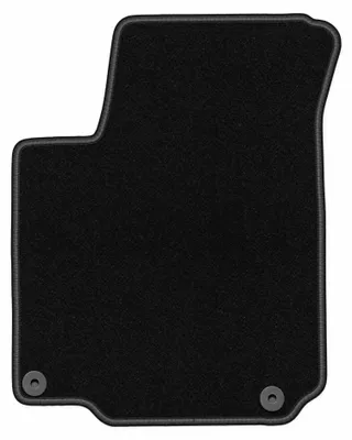 Produktbild von Fahrermatte Velours für VW Jetta IV 1998-2005 (Limousine/Kombi) – 1-tlg, Schwarz, passgenau – Wielganizator BASIC