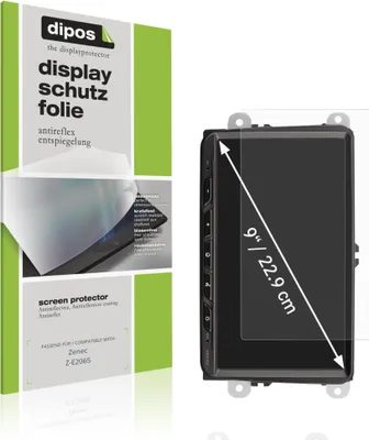 Image de 2x Film de protection d'écran pour Zenec Z-E2065 protecteur antireflet dipos