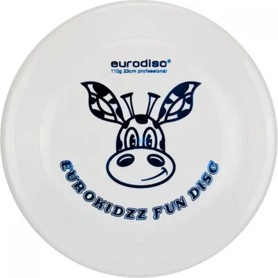 Produktbild von Kinderfrisbee Eurodisc Kidzz Giraffe White ED110WHGF Weiß 23 cm