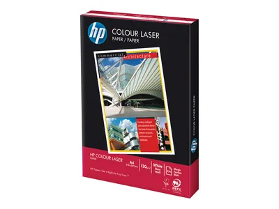 Produktbild von HP Color Laser Paper 120 gsm-250 sht/A4/210 x 297 mm, 20 - 80, 15 bis 35 °C, 0 bis 40 °C, 5 bis 95 relative Luftfeuchtigkeit