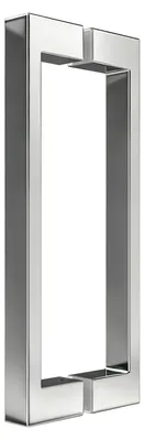 Produktbild von AQUABATOS Duschkabinen-Türgriff 2er Set, Edelstahl, Duschtürgriff Silber, Lochabstand 200 mm, für Duschtüren, Küchentüren und weitere Türen