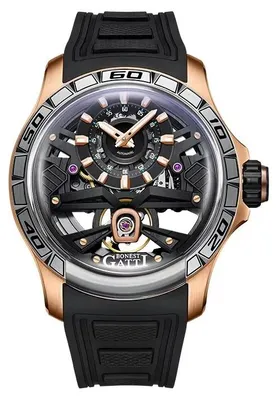 Produktbild von Herrenuhr Bonest Gatti Imperiale, Automatik, Skelett, Schwarz