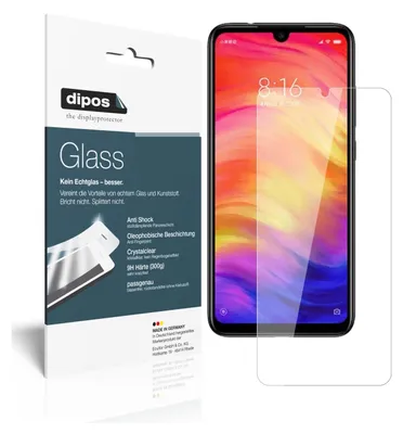 Produktbild von 1x Schutzfolie für Xiaomi Redmi Y3 - Anti-Shock 9H Folie dipos Glass Kunststoffglas