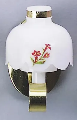 Produktbild von Wandlampe mit Messingwandhalter für Puppenhaus