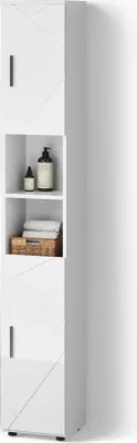 Produktbild von Badschrank Livinity Ronco Weiß Hochglanz 30 x 192 cm, Model 52617