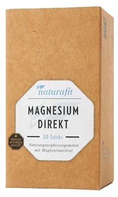 Produktbild von naturafit Magnesium Direkt Sticks, 30 St. Beutel