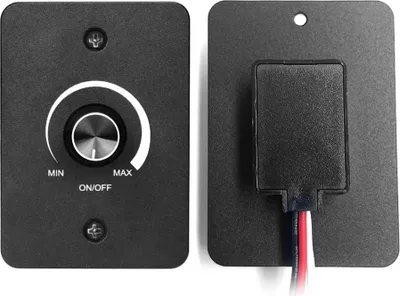 Imagen del producto de Controlador de brillo para luces de caravana, 12V 5A, interruptor de luz con ajuste gradual, perilla ajustable, interruptor regulador portátil