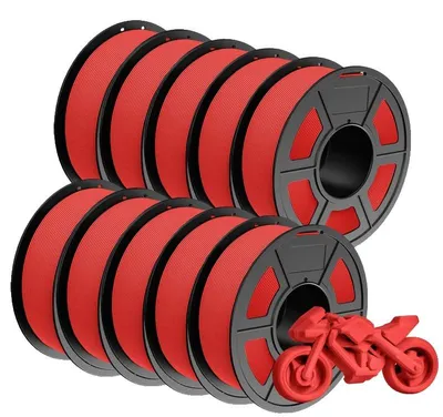 Produktbild von 3D-Drucker-Filament, Hochgeschwindigkeit, Mehrfarbig, HSMPETG 10RD