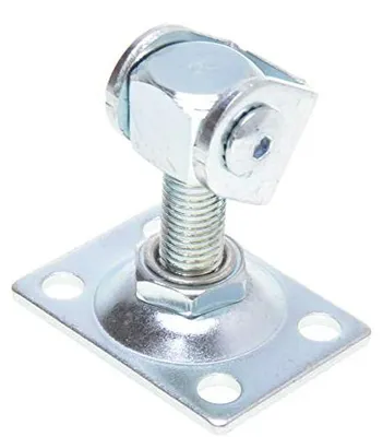 Immagine prodotto di Aqbau Torangel regolabile M16 con piastra di fissaggio 55x75mm. Cerniere per porte regolabili