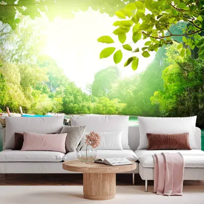 Produktbild von Vlies Fototapete - Heavenly landing 300x210 cm Landschaften 10110903-19