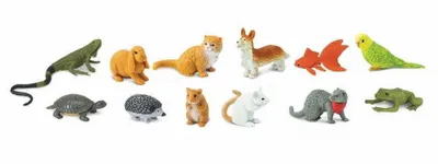 Produktbild von Safari 681504 Haustiere Toob Mini Spielfiguren - Set