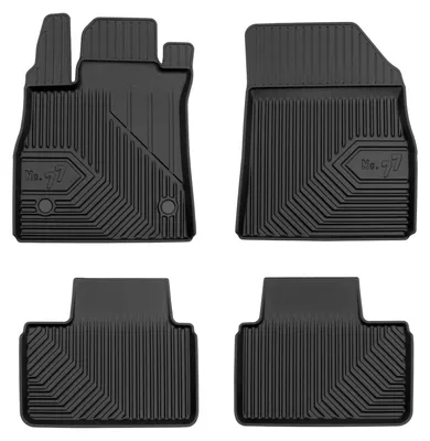Image de Tapis de sol en caoutchouc pour Renault Talisman 2015-2020 – 4 pièces, noirs, sur mesure