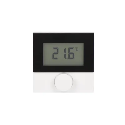 Produktbild von Alpha Smartware Raumbediengerät Display mit Designscheibe RDS 61011-N1, neutral, weiß
