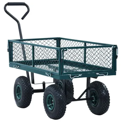Obrázok produktu pre vidaXL Záhradný vozík zelený 250 kg