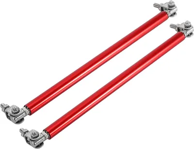 Image de 1 paire de 20 cm de voiture barre de pare-chocs avant barre de modification (rouge)