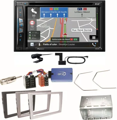 Produktbild von Pioneer AVIC-Z730DAB Navigation Einbauset für Opel Vectra C Signum Corsa Combo